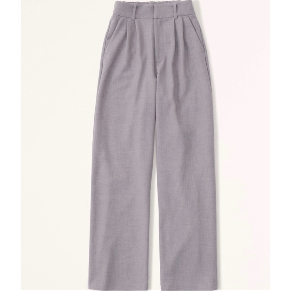 Abercrombie & Fitch Women’s Tailored Wide Legs Pants - Long